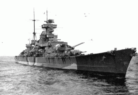 PRINZ EUGEN  v Baltském moři,  jaro 1941.  Foto: PK.
